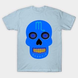 Star Sign Skull Scorpio T-Shirt